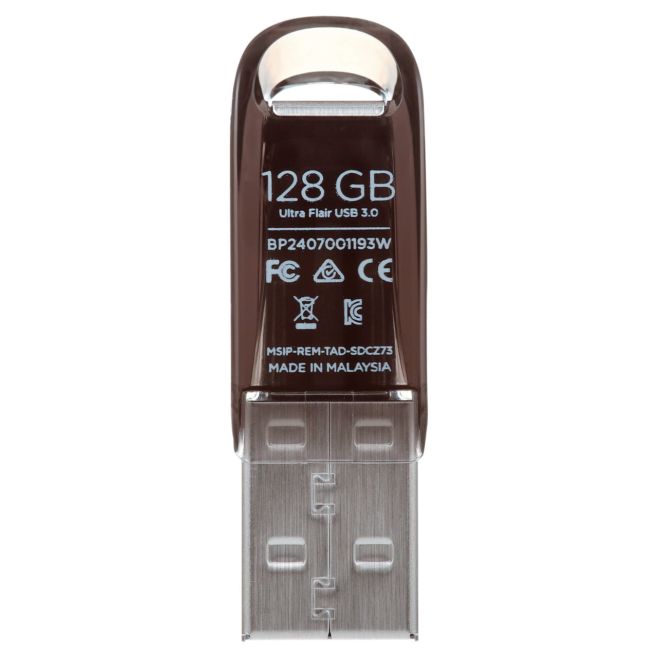 SanDisk 128GB Ultra Flair USB 3.0 Flash Drive - SDCZ73-128G-AW46