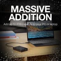 Seagate 2TB Backup Plus Slim Portable External Hard Drive USB 3.0, Black, STHN2000400