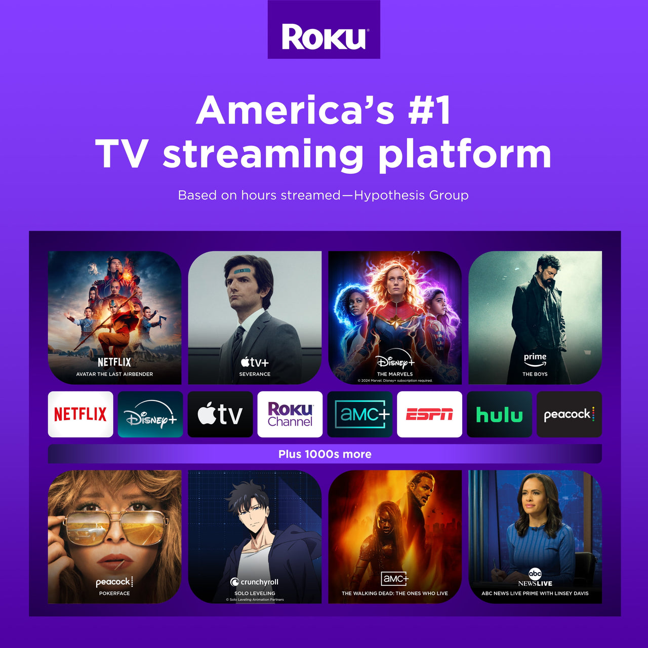 Roku Ultra | 4K/HDR10+/Dolby Vision & Atmos Streaming Device - Rechargeable Backlit Voice Remote – Free & Live TV