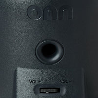 onn Stereo Speaker with Volume Controls, 3.6 ft 3.5mm Aux with USB Power Cable