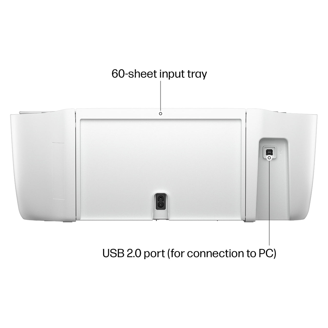 HP DeskJet 2852e Wireless All-in-One Color Inkjet Printer (White), Scanner, Copier, 3 months Free Instant Ink