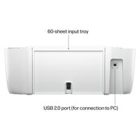 HP DeskJet 2852e Wireless All-in-One Color Inkjet Printer (White), Scanner, Copier, 3 months Free Instant Ink