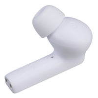 onn Bluetooth Wireless Earphones with Active Noise Canceling and Wireless Charging Case, White