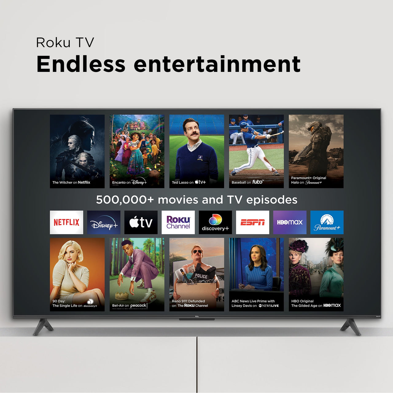 TCL 75” Class S4 (75S451) 4K UHD HDR Smart TV with Roku TV