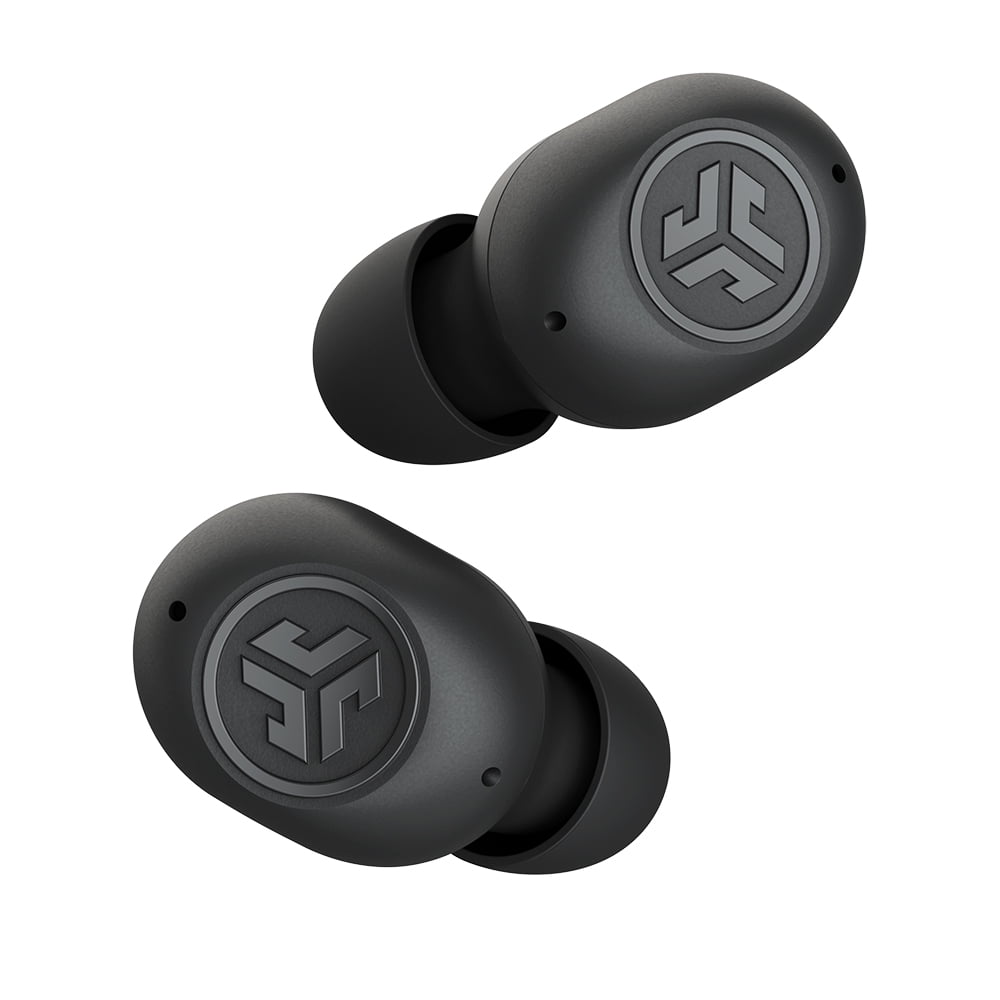JLab JBuds Mini True Wireless Earbuds, Be Aware Audio, Bluetooth, IP55, Black