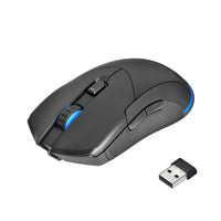 onn Rechargeable Wireless Gaming Mouse with LED Lighting, 8 Programmable Buttons