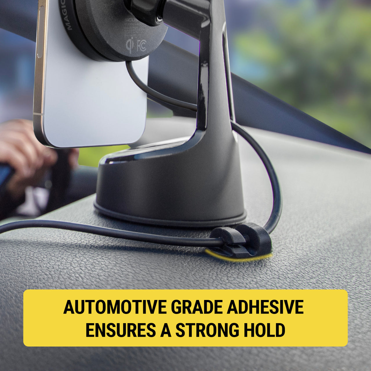 Scosche CMAA2-6PKRP StickEm 6 Pack Adhesive Cable and Wire Management Organizer Clips Holders Black