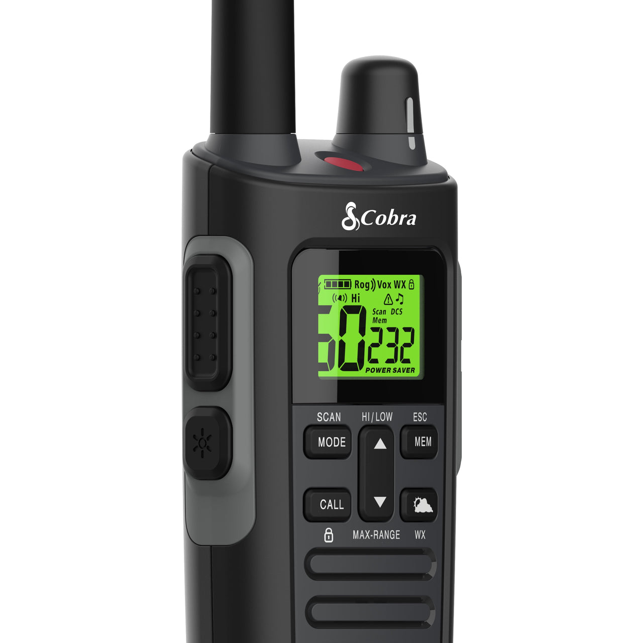 Cobra RX685 Walkie Talkies Two-Way Radios (Pair), 40-mile Range and 60 Channels with 121 Privacy Codes - IP54 Waterproof & NOAA Weather Alerts