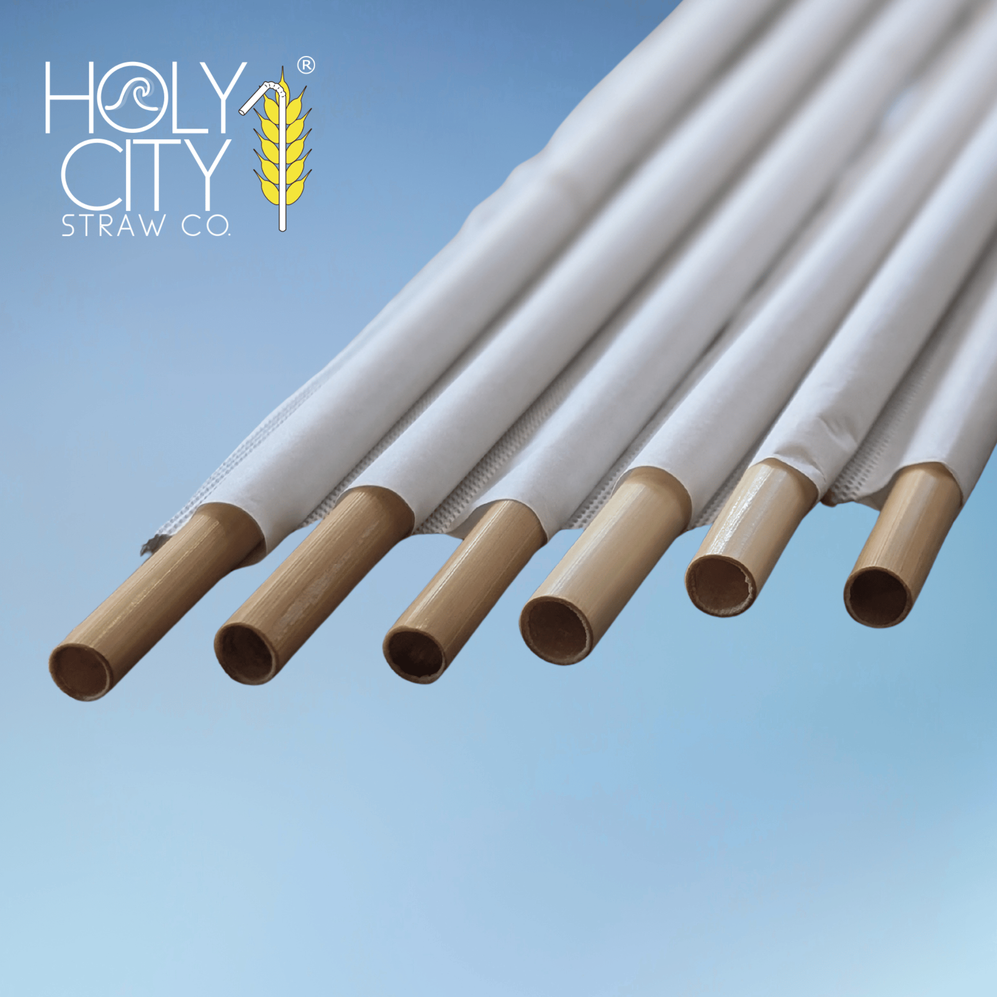 7.9" Wrapped Skinny Reed Straws