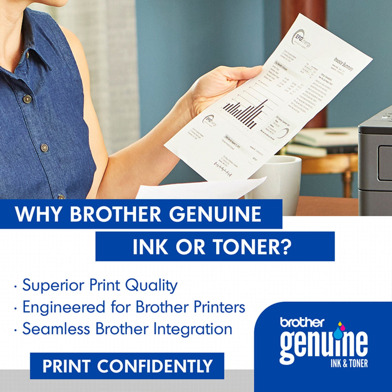 Brother Genuine High-Yield Black Printer Toner Cartridge Twin Pack TN7602PK