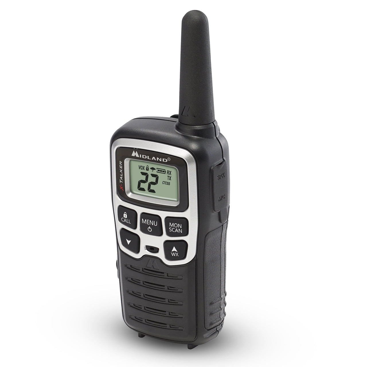 Midland  T51VP4 Two-Way Radios 2-Pk 28-mile 22-Channel, Black