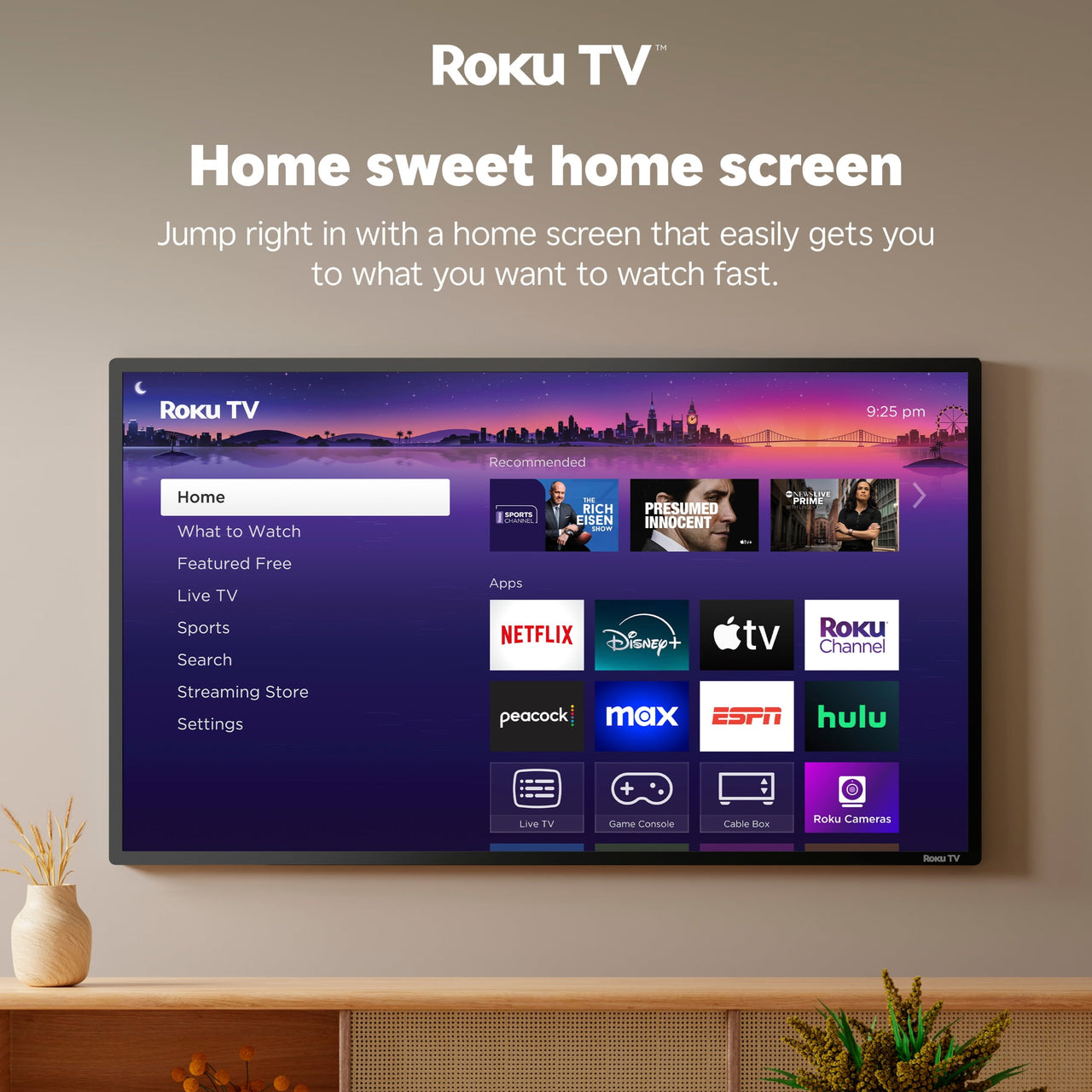 Hisense 43" Class 4K UHD LED LCD Smart Roku TV HDR R6 Series 43R6E3