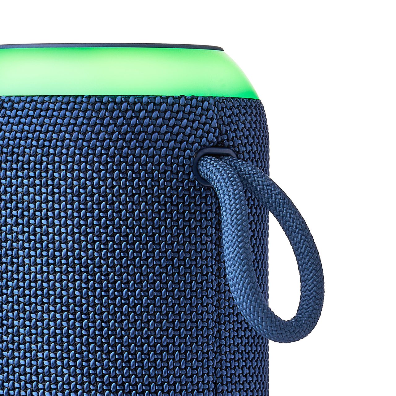 onn Medium Rugged Speaker with Bluetooth Wireless Technology and LED Lighting, Navy