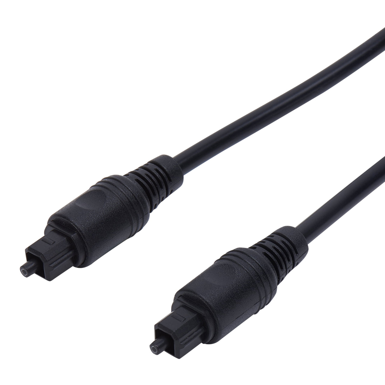 onn 6' Digital Optical Audio Cable, Black