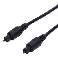 onn 6' Digital Optical Audio Cable, Black