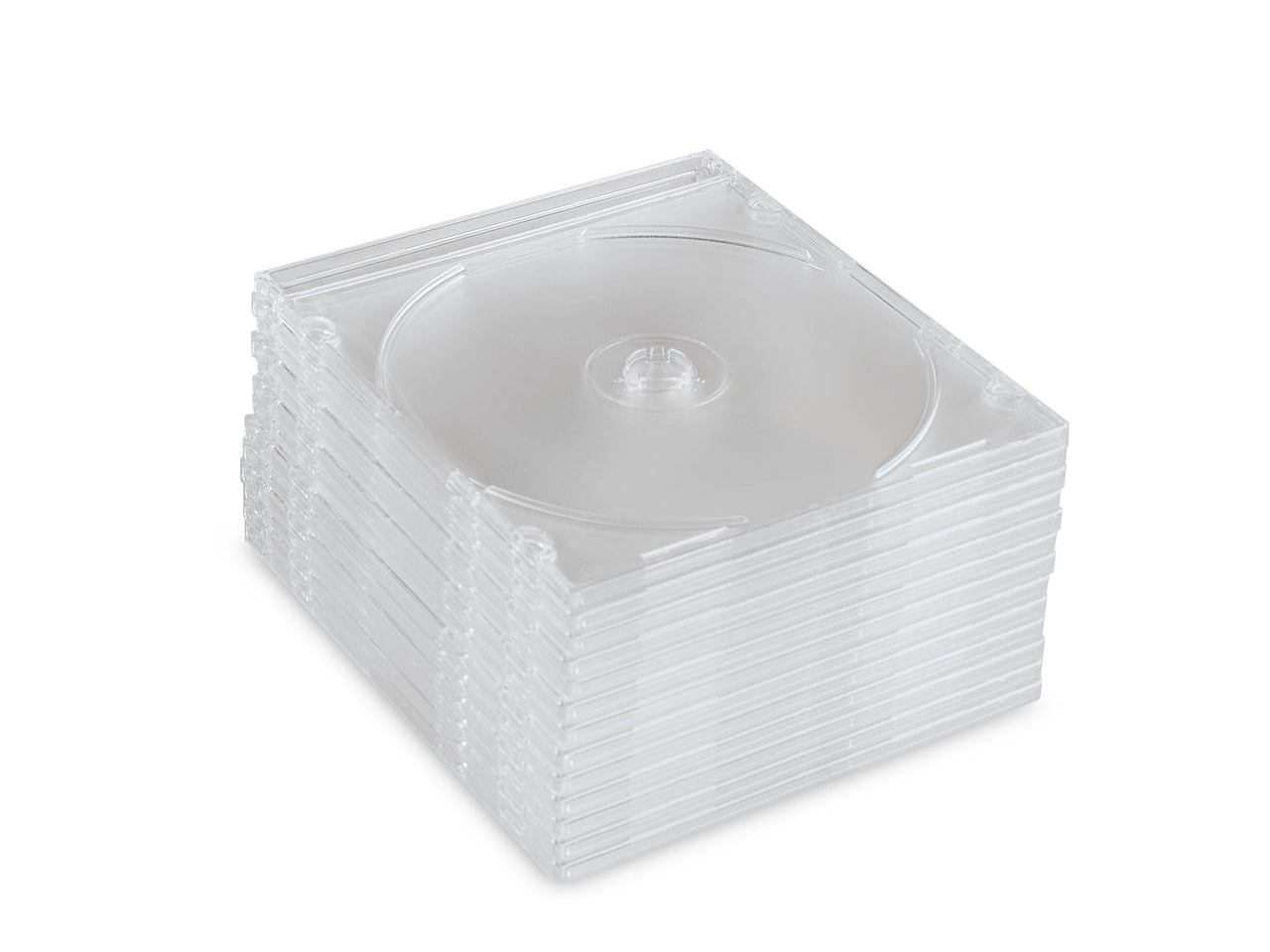 Verbatim Clear Slim Jewel Cases TRecording Media, 25 Packs