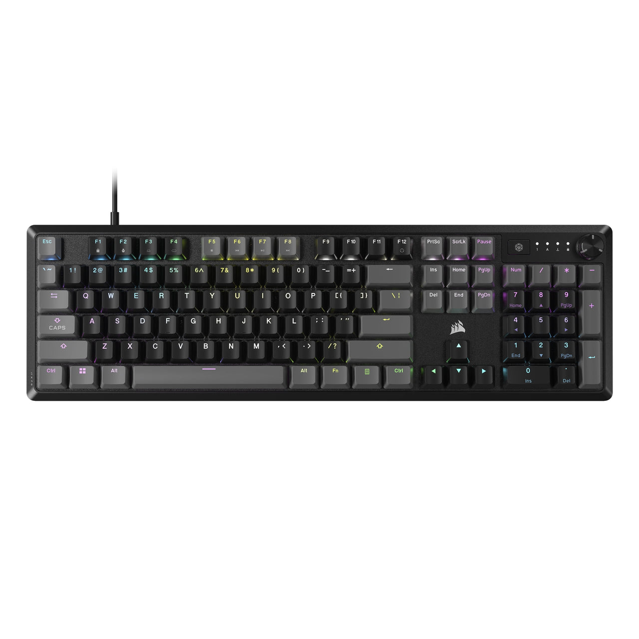 CORSAIR K70 CORE RGB USB Gaming Keyboard, Gray