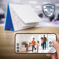 Night Owl® Wire Free (Battery) 2K Spotlight Cameras with 2-Way Audio and Audio Alerts and Siren - White