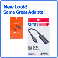 onn USB-C to USB Female Adapter, 4