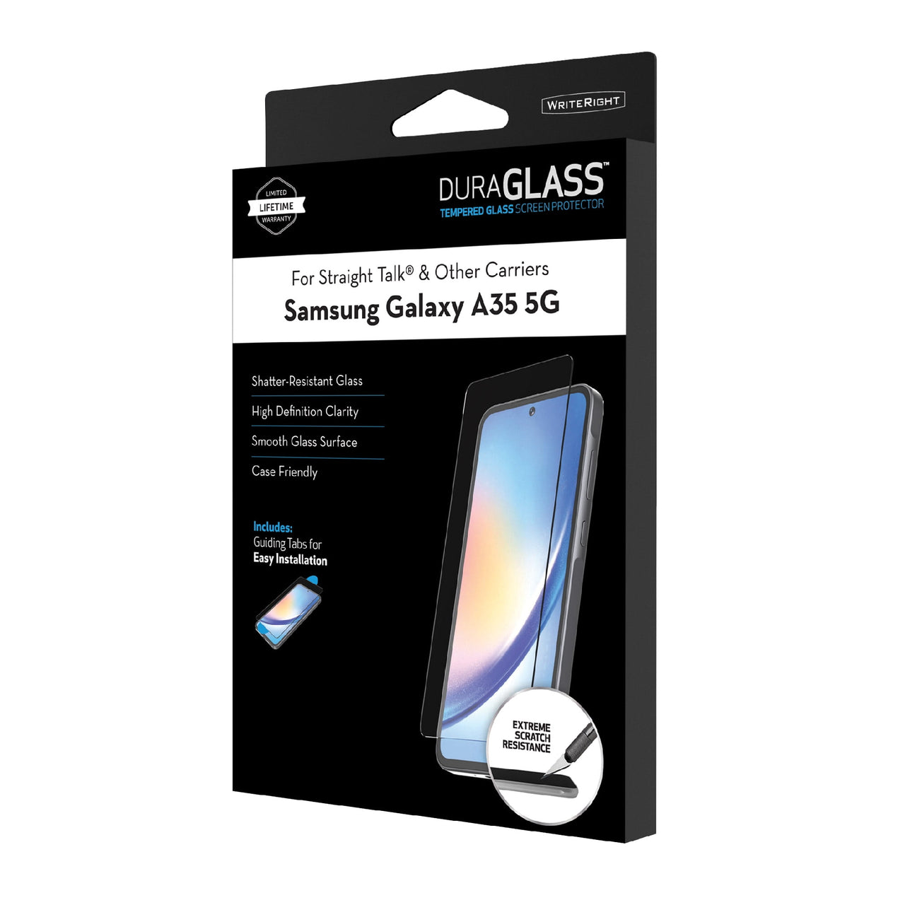 DuraGlass Tempered Glass Screen Protector for Samsung Galaxy A35 5G