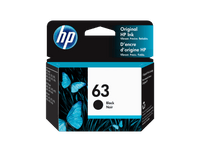 HP - Hp 63, (f6u62an) Black Original Ink Cartridge