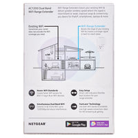 NETGEAR AC1200 WiFi Range Extender, Wall-plug (EX6110)