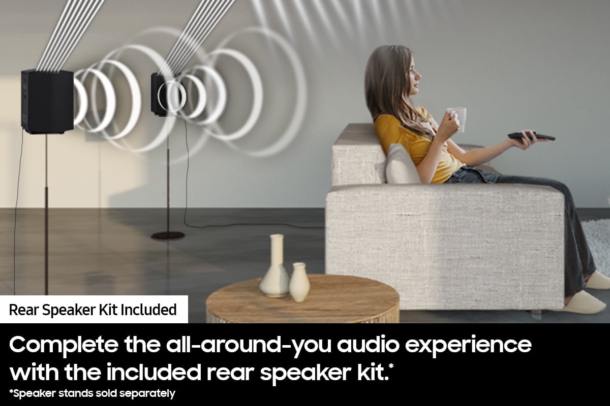 SAMSUNG B-Series 4.1.CH Soundbar & Rear Speakers with Subwoofer, Bluetooth, HW-C47M/ZA 2023