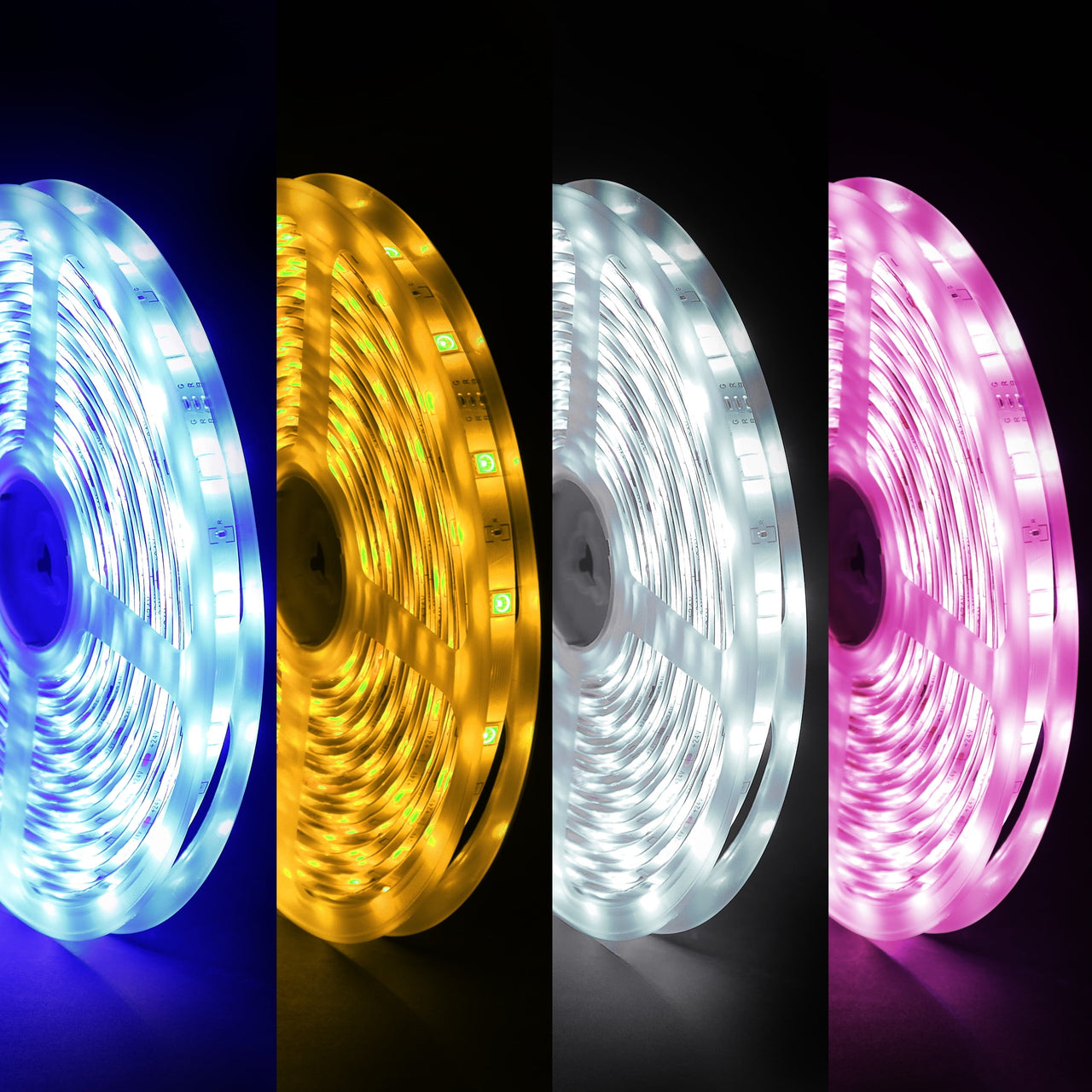Feit Electric 32' Indoor/Covered Patio Color Changing LED Strip Light with Remote, RGB LED Plug-in