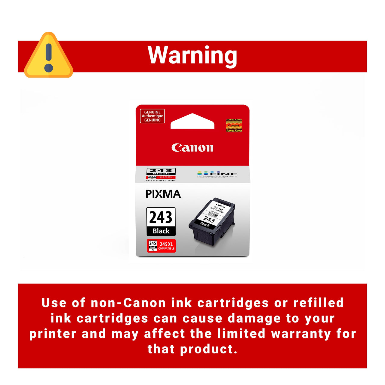 Canon PG-243 Black Ink Cartridge