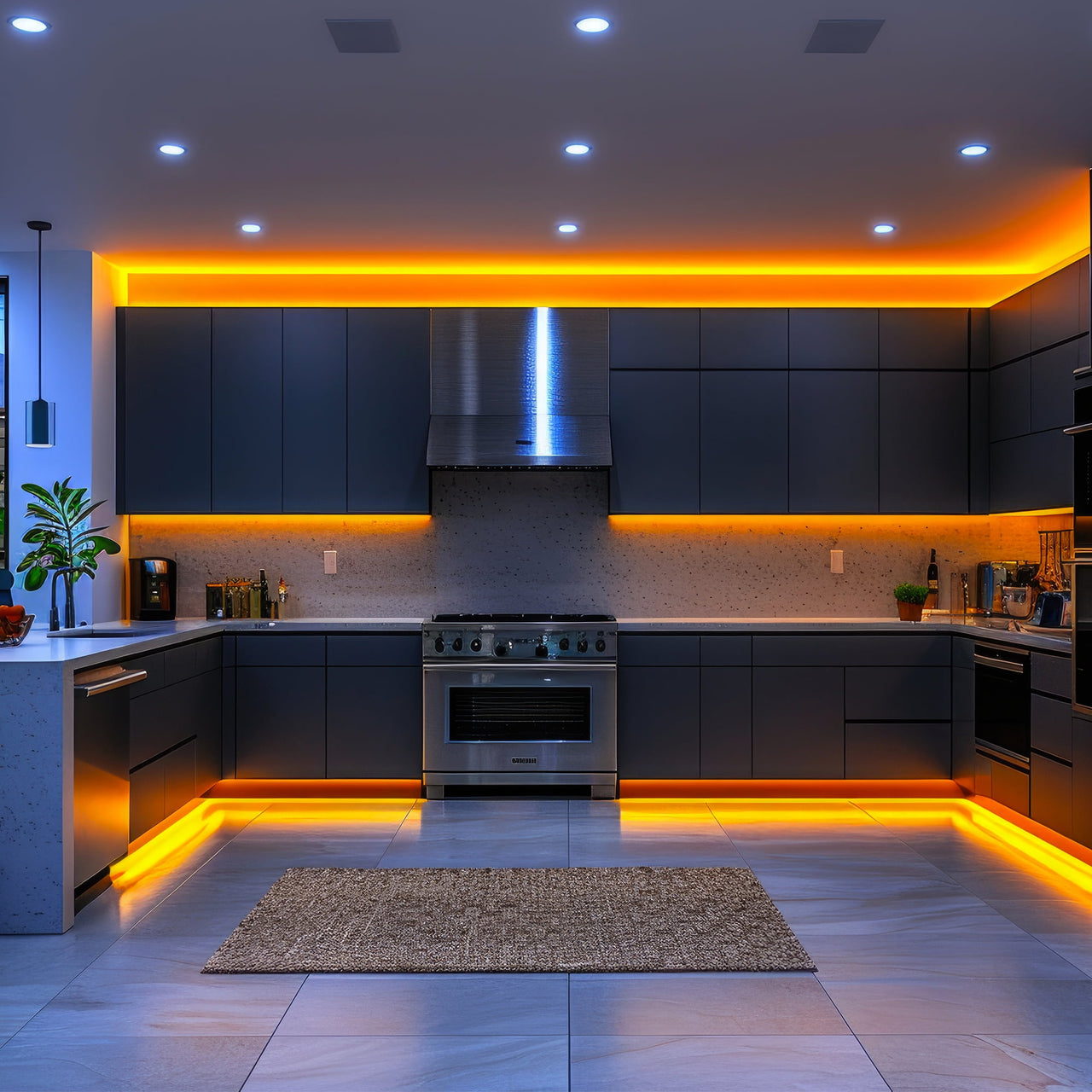 Monster Smart Lighting Indoor LED Strip Lights, RGBIC Multicolor Flow LED Lights, for Christmas, Halloween, Party, Gameday and More, 100’