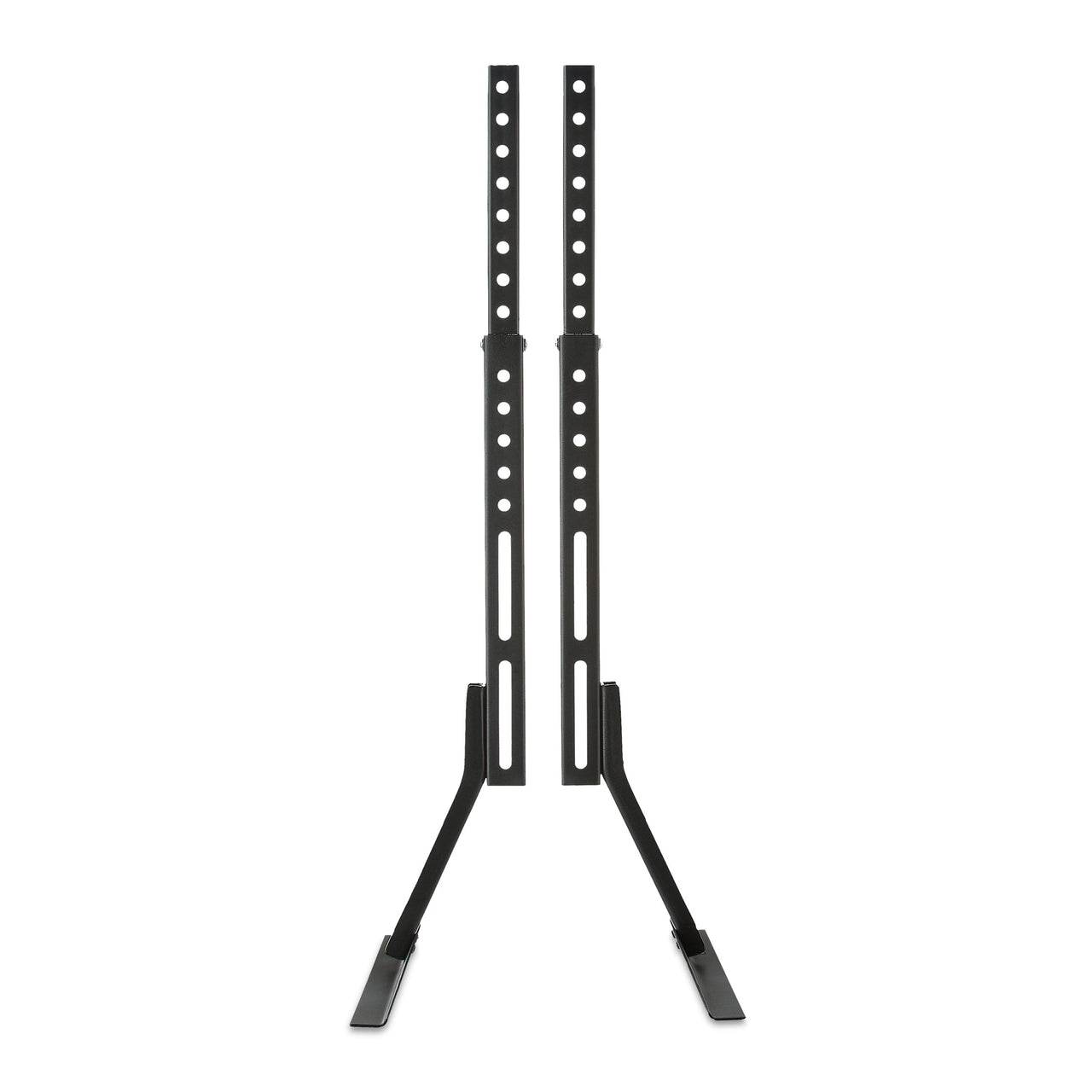 onn Tabletop TV Stand for 37" to 70" TVs, Holds up to 110 lbs, Black- Metal Legs for Tabletop