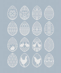 Easter Eggs - PDF Cross Stitch Pattern
