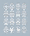 Easter Eggs - PDF Cross Stitch Pattern