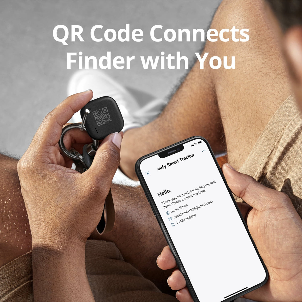 eufy SmartTrack Link, 2-Pack, iOS Only, E87B0011-4, Black, New