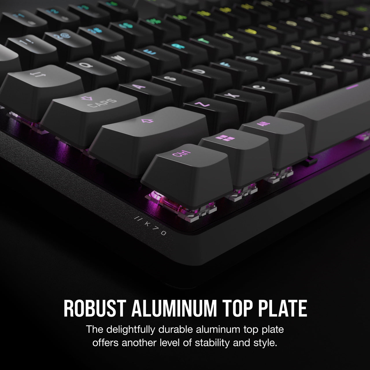 CORSAIR K70 CORE RGB USB Gaming Keyboard, Gray