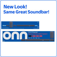 onn Bluetooth 5.1.2 Channel Surround Soundbar System with Dolby Atmos, 42