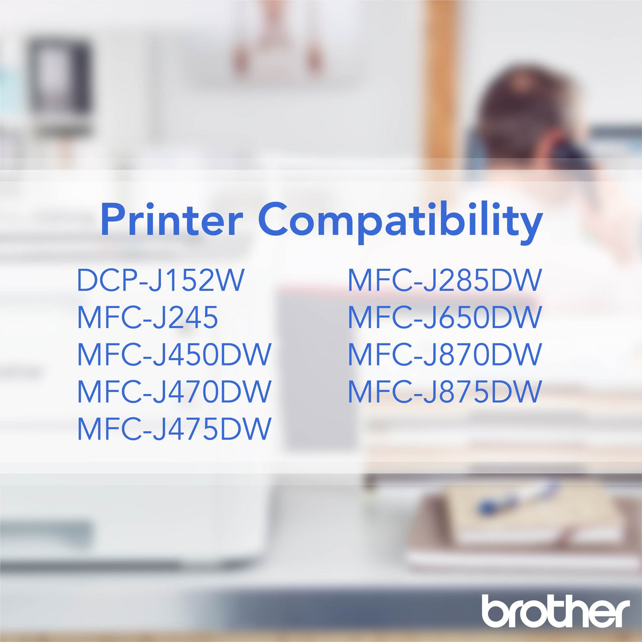Brother Genuine LC101BK Standard-Yield Black Printer Ink Cartridge