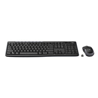 Logitech Wireless Keyboard and Mouse Combo for Windows, 2.4 GHz Wireless, 8 Multimedia and Shortcut Keys, Walmart Exclusive