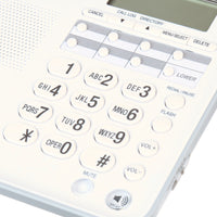 VTech CD1153 White, Corded, Table Top Speakerphone with Caller ID, Ringer Volume Control, No AC Power Required, 60 Number Caller ID History