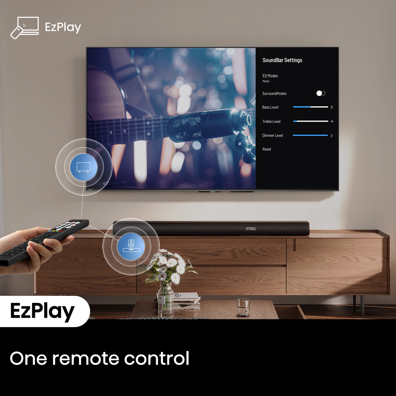 Hisense 3.1 Channel 380W Soundbar with Wireless Subwoofer* and Dolby Atmos (R632)