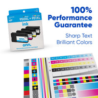 ONN INHPCL100014174 Ink Cartridges, HP 950XL Black & 951XL Color