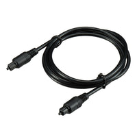 onn 6' Digital Optical Audio Cable, Black