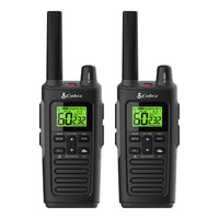 Cobra RX685 Walkie Talkies Two-Way Radios (Pair), 40-mile Range and 60 Channels with 121 Privacy Codes - IP54 Waterproof & NOAA Weather Alerts