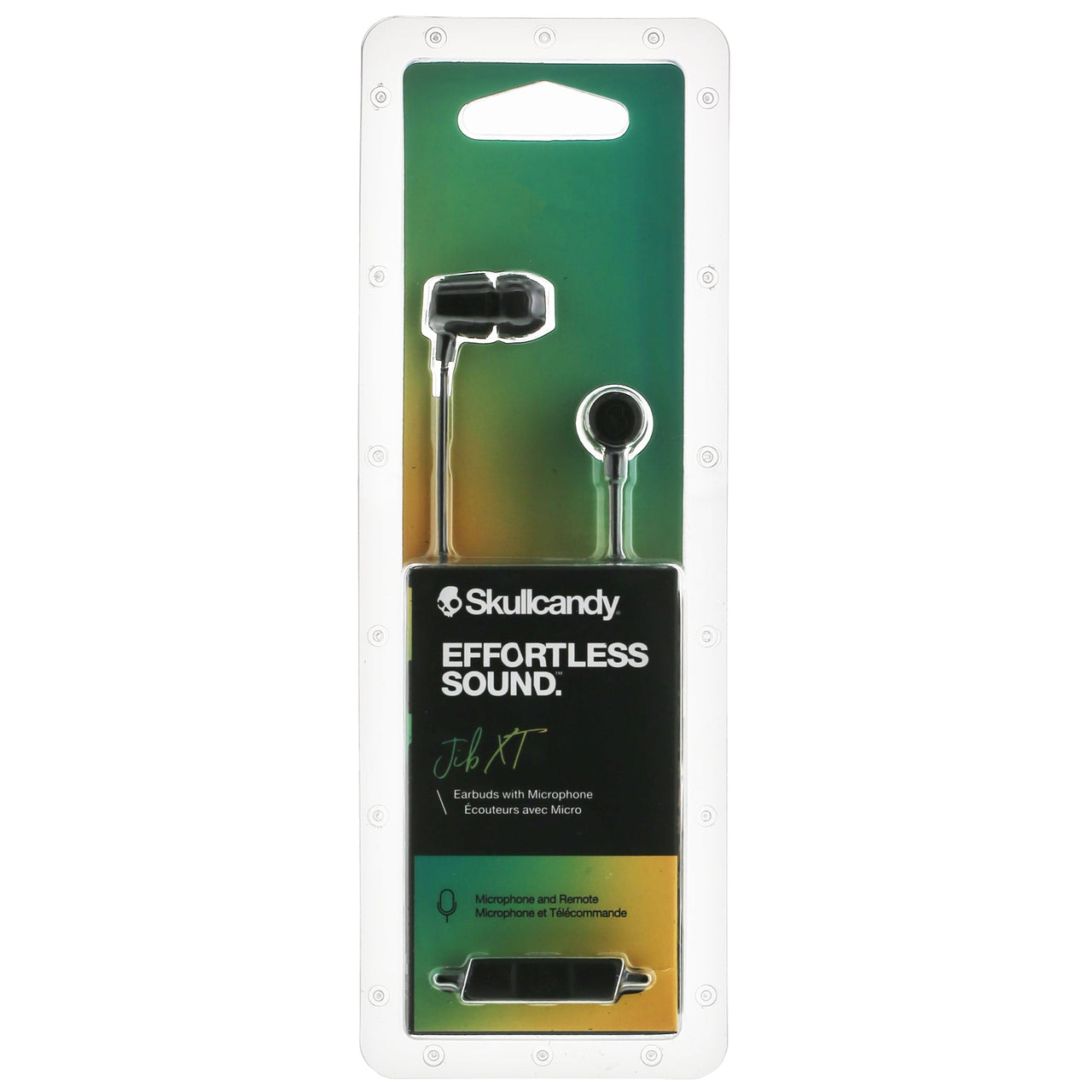 Skullcandy Jib XT Wired Inner Ear Earbuds, 3.5mm Jack, Black