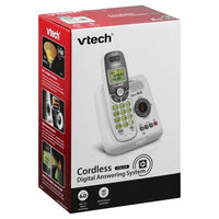 VTech CS6124 DECT 6.0 Cordless Phone with Answering System and Caller ID/Call Waiting, White