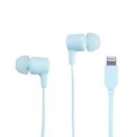 onn Earphones with Lightning Connector, Lilac