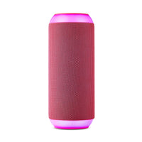 onn Large Rugged Speaker with Bluetooth Wireless Technology and LED Lighting, Gray