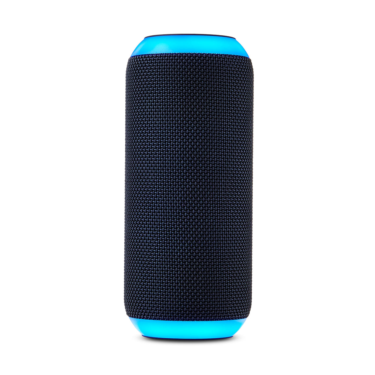 onn Medium Rugged Speaker with Bluetooth Wireless Technology and LED Lighting, Navy