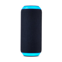 onn Medium Rugged Speaker with Bluetooth Wireless Technology and LED Lighting, Navy