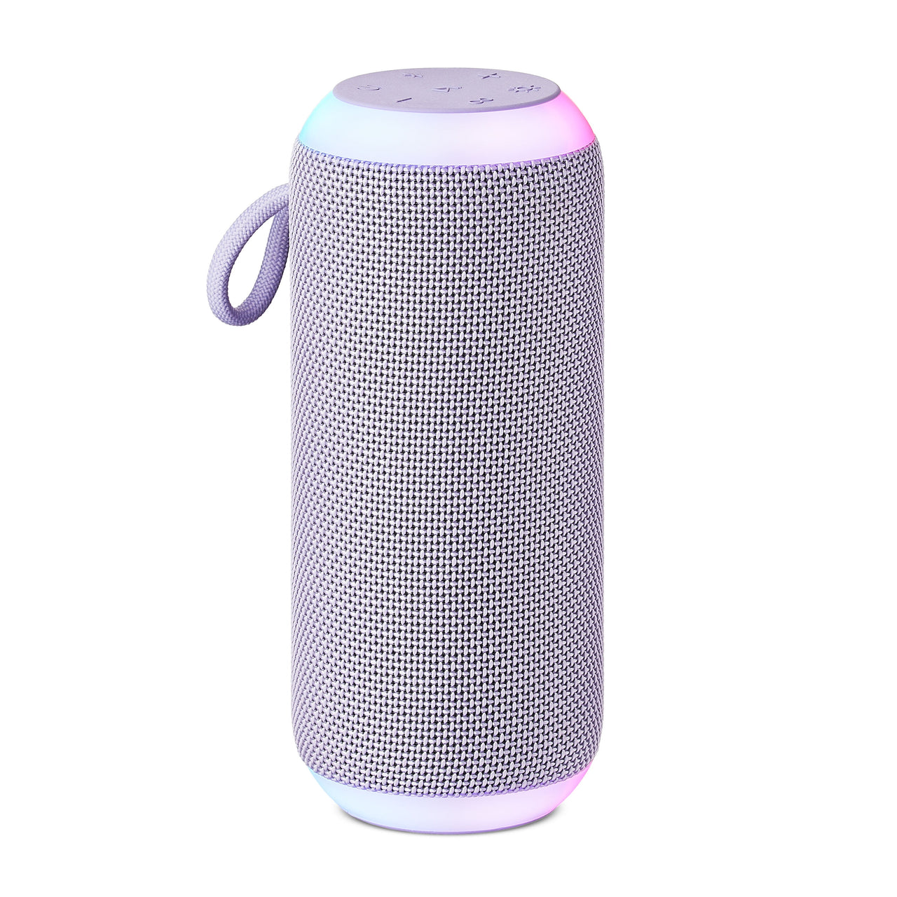onn Medium Rugged Speaker with Bluetooth Wireless Technology and LED Lighting, Navy